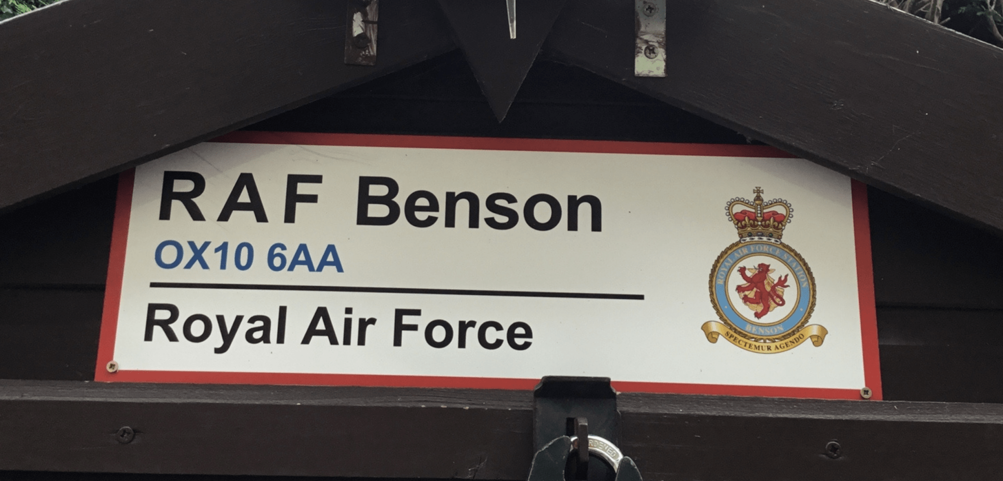 RAF Station Wall Sign - Four Prop