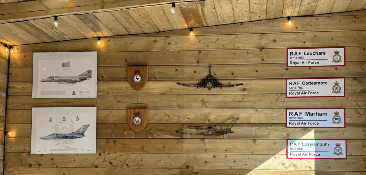 Raf Sign In RAF Station Wall Sign – Four Prop