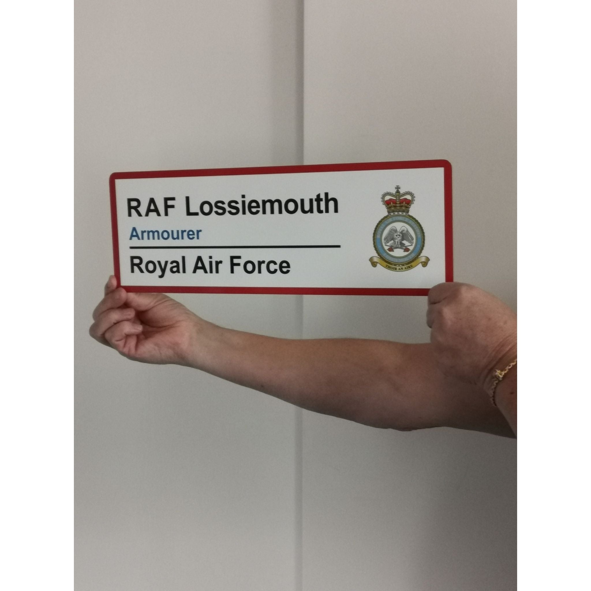 RAF Station Wall Sign - Four Prop