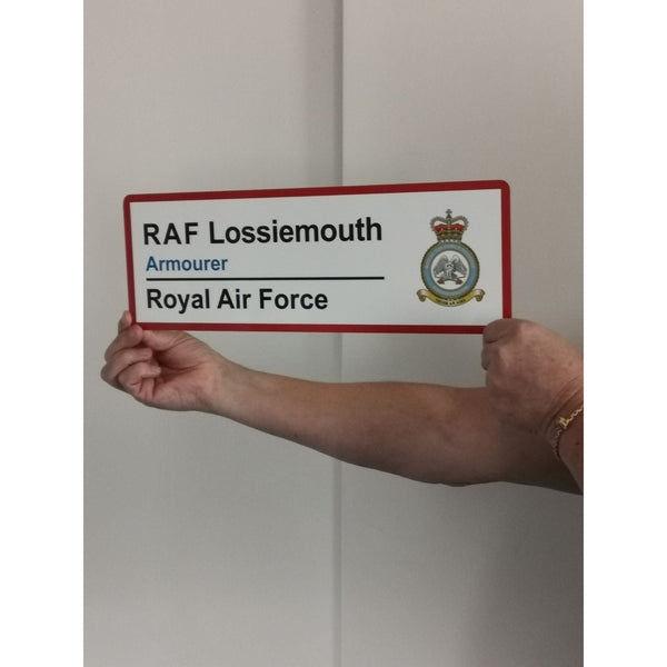 RAF Station Wall Sign - Four Prop