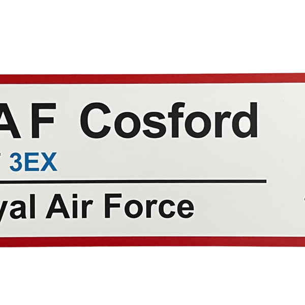 RAF Station Wall Sign - Four Prop