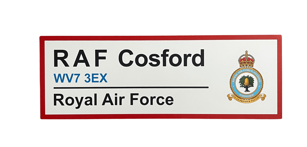 RAF Station Wall Sign - Four Prop