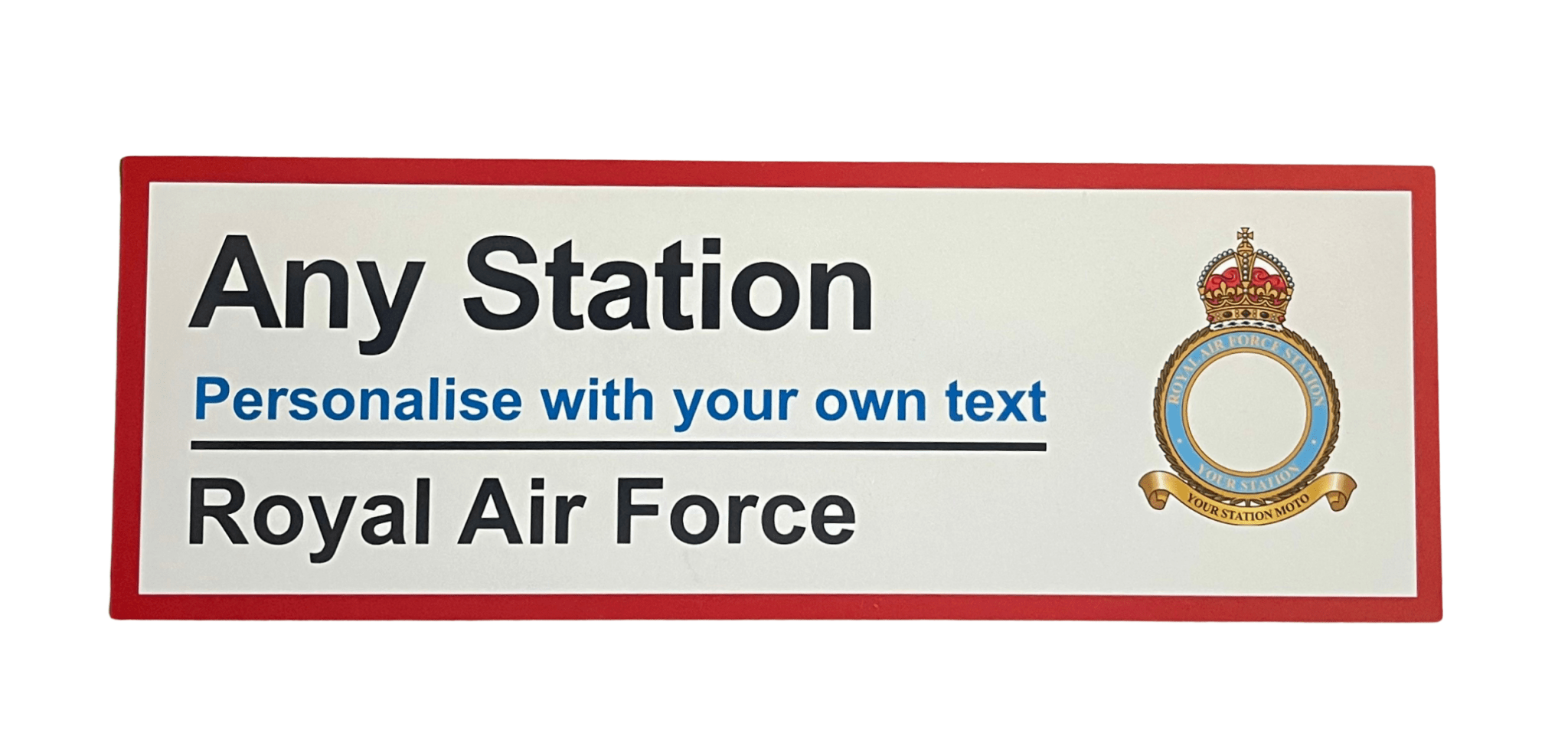 RAF Station Wall Sign - Four Prop