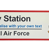 RAF Station Wall Sign - Four Prop