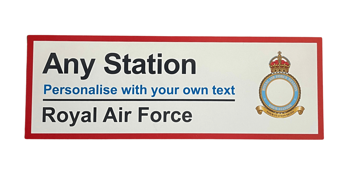 Raf Sign In RAF Station Wall Sign – Four Prop