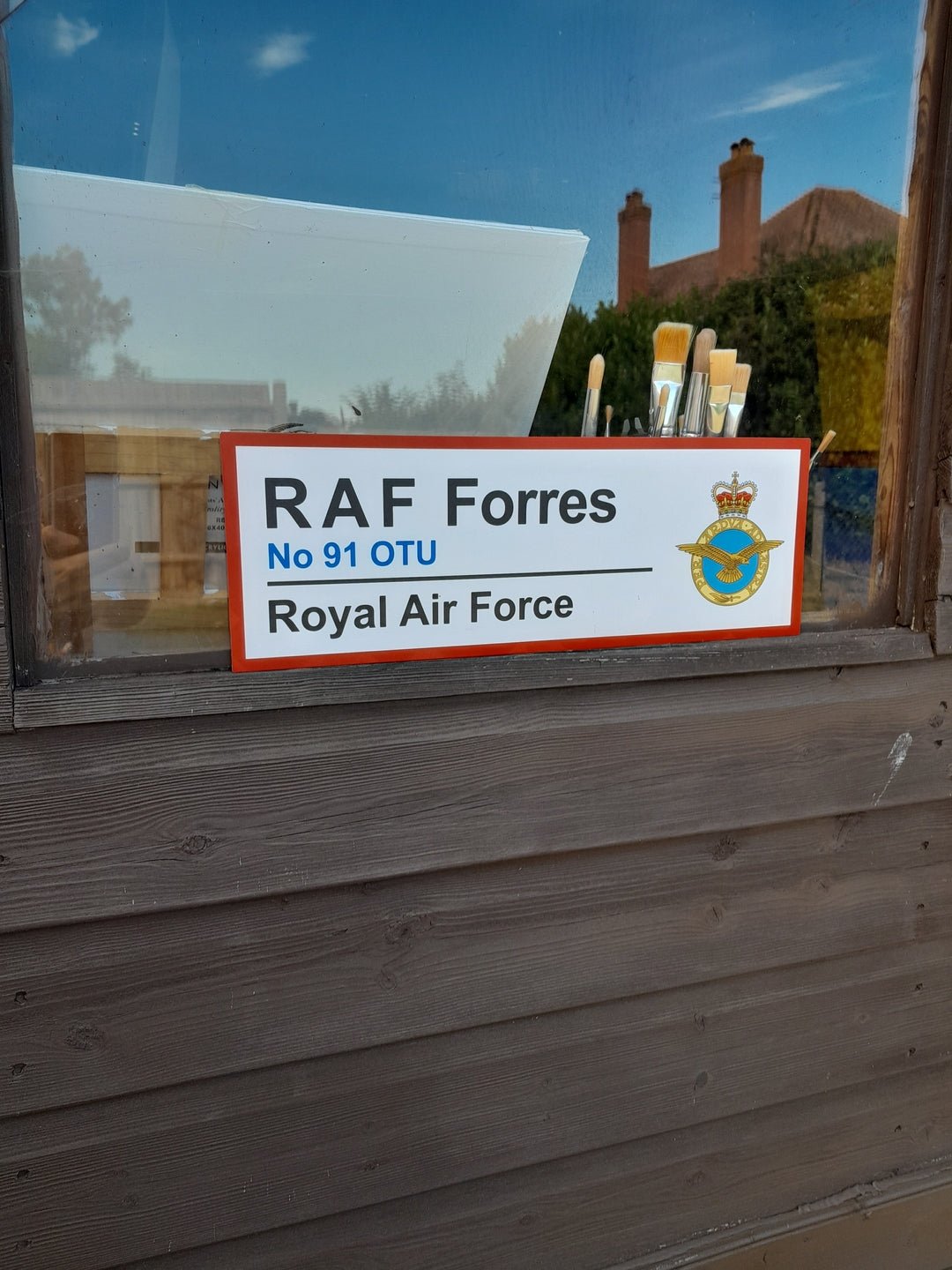 Raf Sign In RAF Station Wall Sign – Four Prop