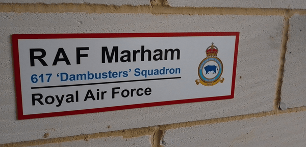 RAF Station Wall Sign - Four Prop
