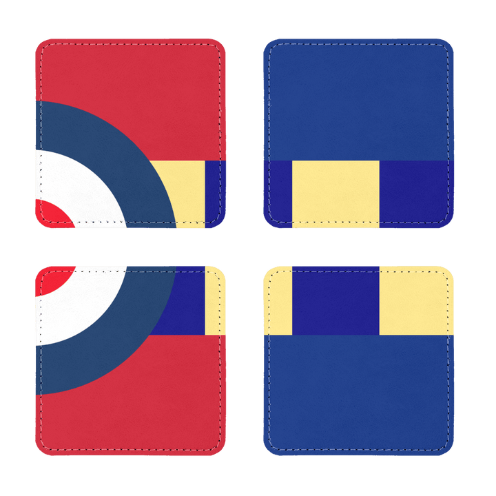 LIV Squadron Pack of Four Coasters - Four Prop