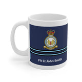 Personalised RAF Officer Mug - Four Prop