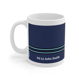 Personalised RAF Officer Mug - Four Prop