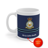 Personalised RAF Officer Mug - Four Prop