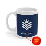 Personalised RAF Ranks Mug - Four Prop