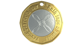 RAF Junior Technician Coin Key Ring - Four Prop