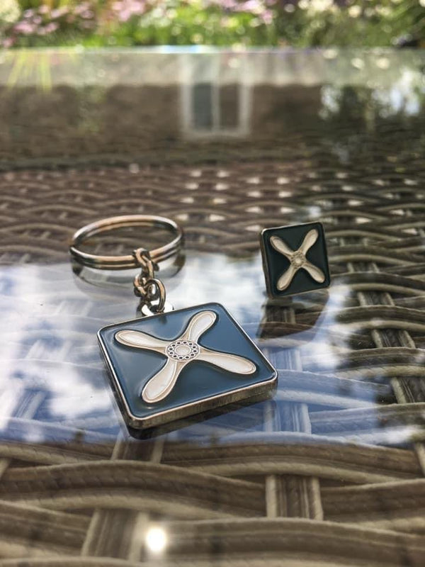 RAF Junior Technician Key Ring - Four Prop