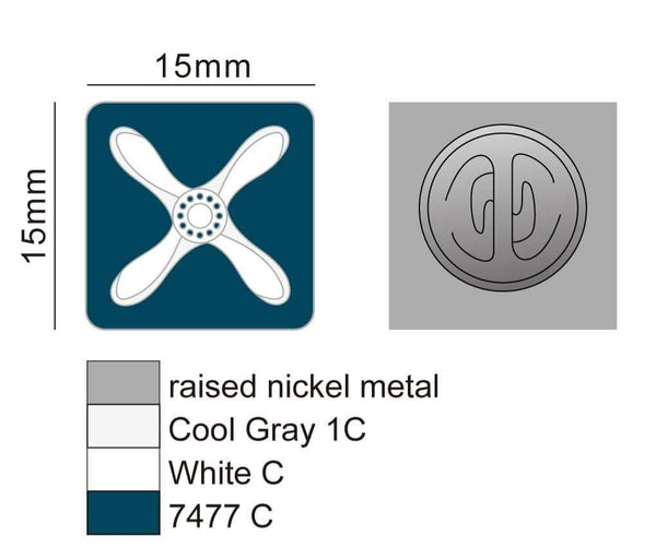 RAF Junior Technician Pin - Four Prop