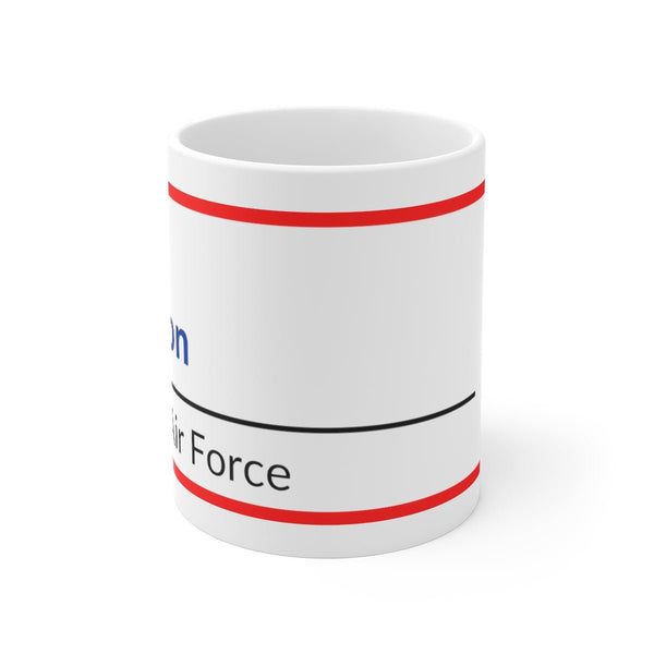 RAF Station Sign with Matching Mug - Four Prop