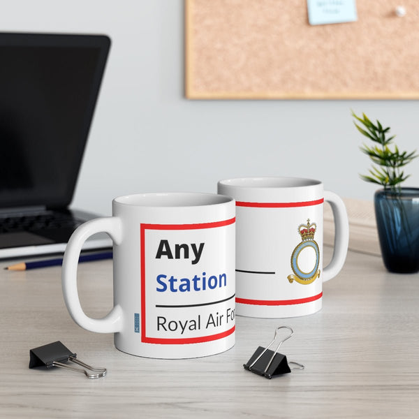 RAF Station Sign with Matching Mug - Four Prop