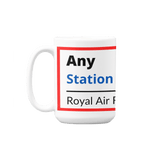 RAF Station Sign with Matching Mug - Four Prop
