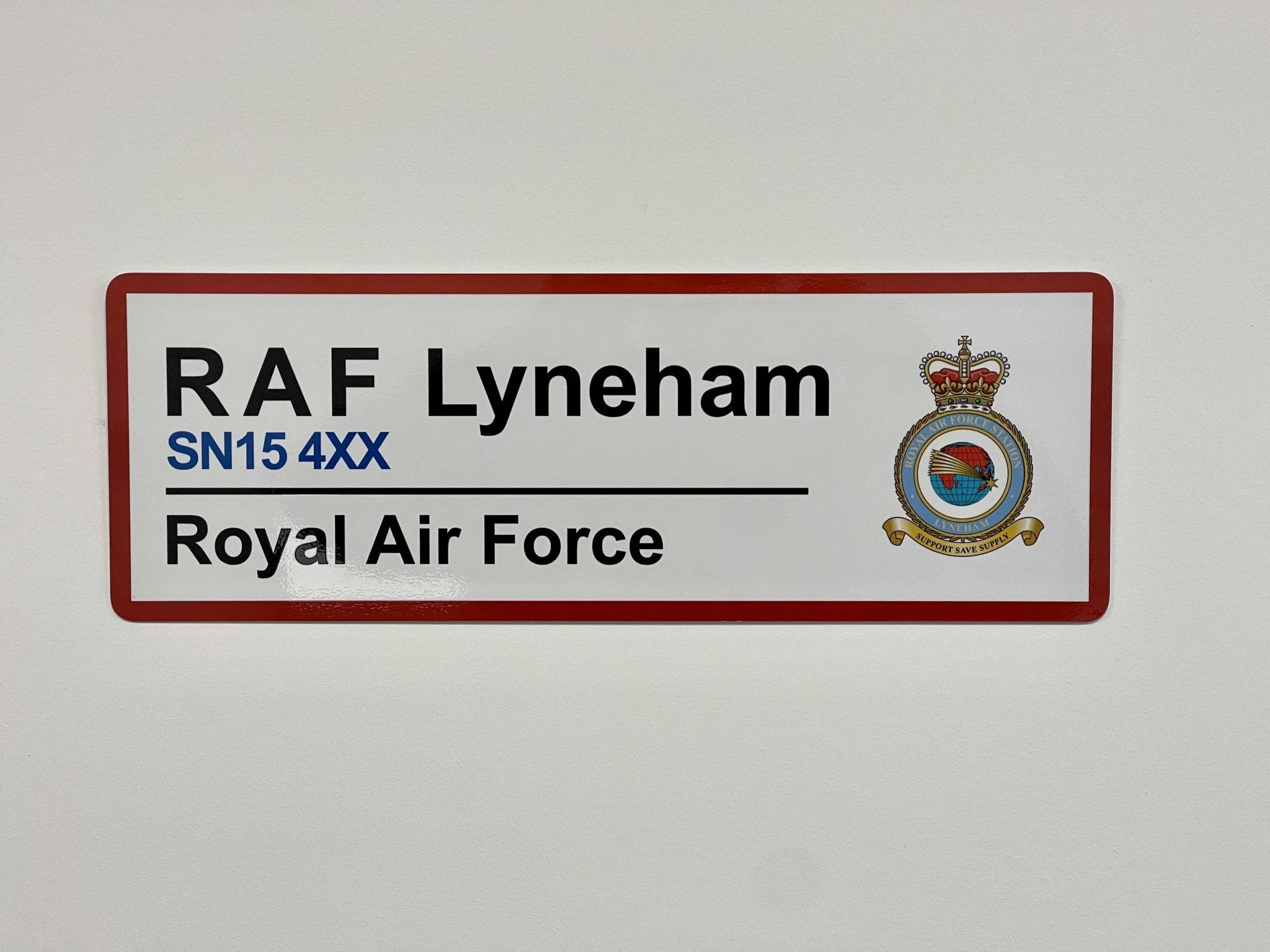 Raf Sign In RAF Station Wall Sign – Four Prop