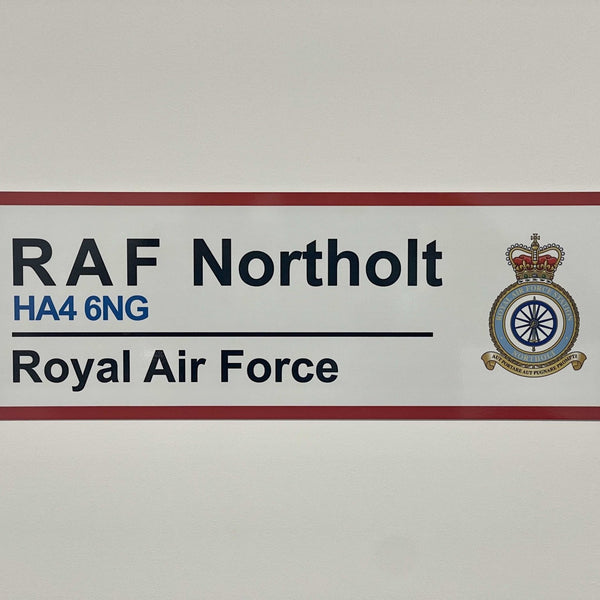 RAF Station Wall Sign - Four Prop