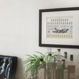 Tornado Framed Infographic Print - Four Prop