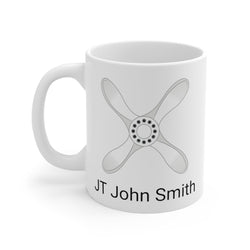 White Junior Technician (JT) Mug with Roundel - Four Prop