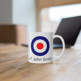 White Junior Technician (JT) Mug with Roundel - Four Prop