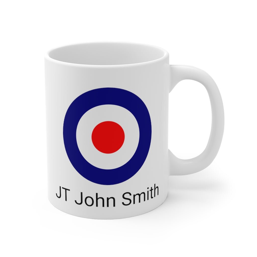 White Junior Technician (JT) Mug with Roundel - Four Prop